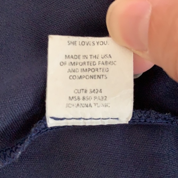 Show Me Your Mumu Women’s Floral Tunic Blouse Top Navy S - Picture 7 of 7